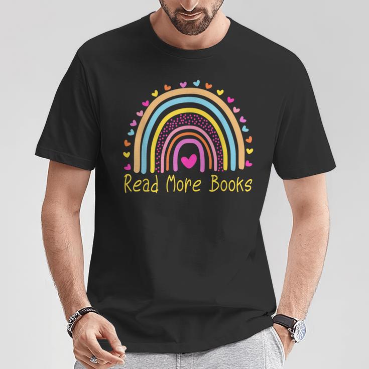 Read More Books English Teacher Rainbow T-Shirt Unique Gifts Read More Books English Teacher Rainbow T-Shirt Unique Gifts