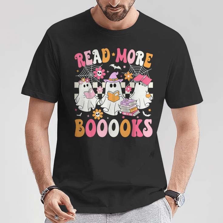 Read More Books Ghosts Reading Book Teacher Halloween T-Shirt Unique Gifts Read More Books Ghosts Reading Book Teacher Halloween T-Shirt Unique Gifts