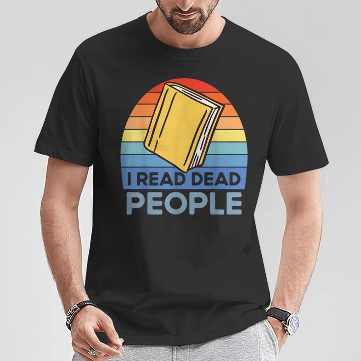 I Read Dead People Book Nerds Reading T-Shirt Unique Gifts