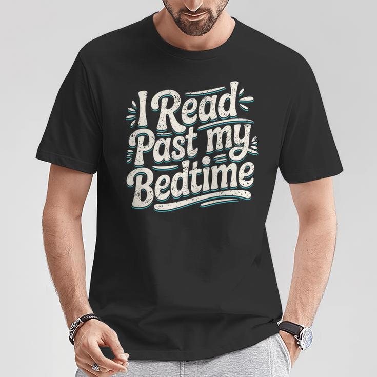 I Read Past My Bedtime Book Lover Reading Quote Premium Tri-Blend T-Shirt Unique Gifts