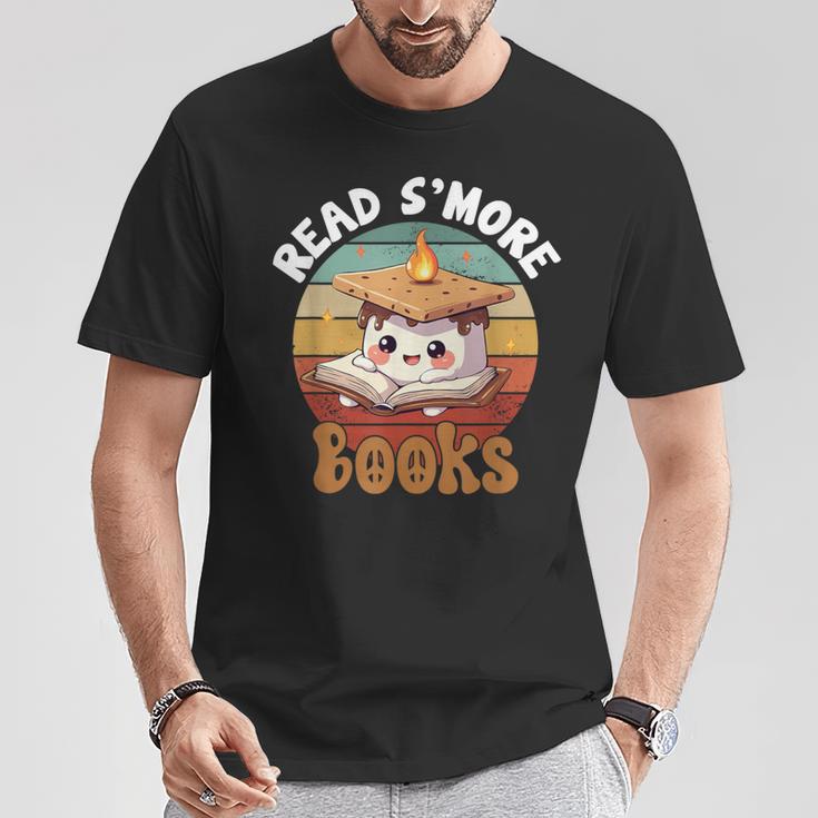 Read S'More Book Marshmallow Book Reading Lover T-Shirt Unique Gifts