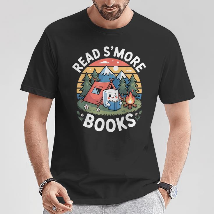 Read S'More Books Camping Lover T-Shirt Unique Gifts