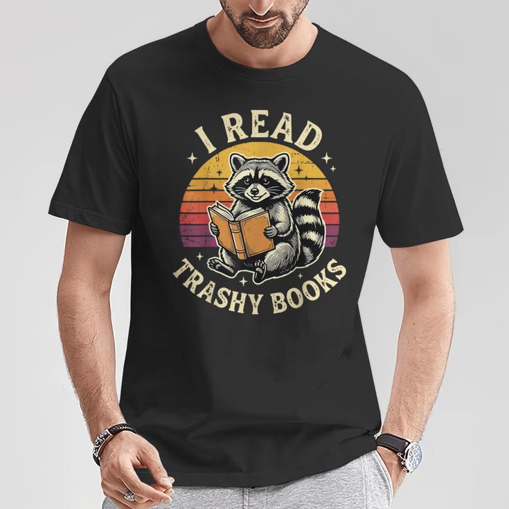 I Read Trashy Books Raccoon T-Shirt Unique Gifts