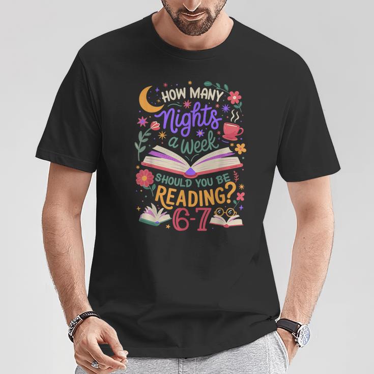 Reading 6 7 Meme Six Seven Cozy Book Lover Teacher T-Shirt Unique Gifts