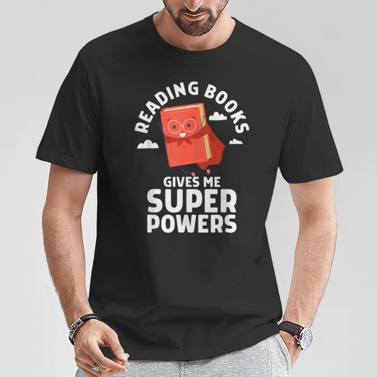 Reading Books Gives Me Superpowers Superhero Book T-Shirt Unique Gifts Reading Books Gives Me Superpowers Superhero Book T-Shirt Unique Gifts