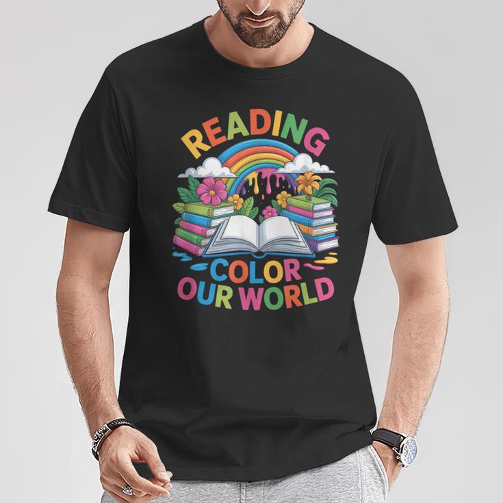 Reading Colors Our World Rainbow Books Kids T-Shirt Unique Gifts Reading Colors Our World Rainbow Books Kids T-Shirt Unique Gifts