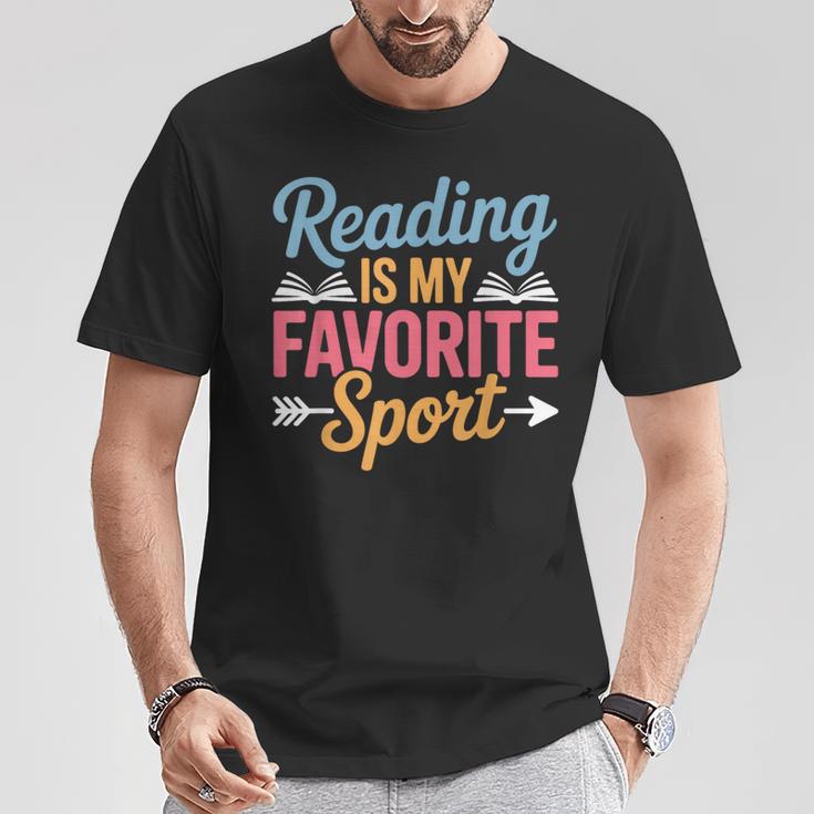 Reading Is My Favorite Sport Book Lover Saying T-Shirt Unique Gifts Reading Is My Favorite Sport Book Lover Saying T-Shirt Unique Gifts