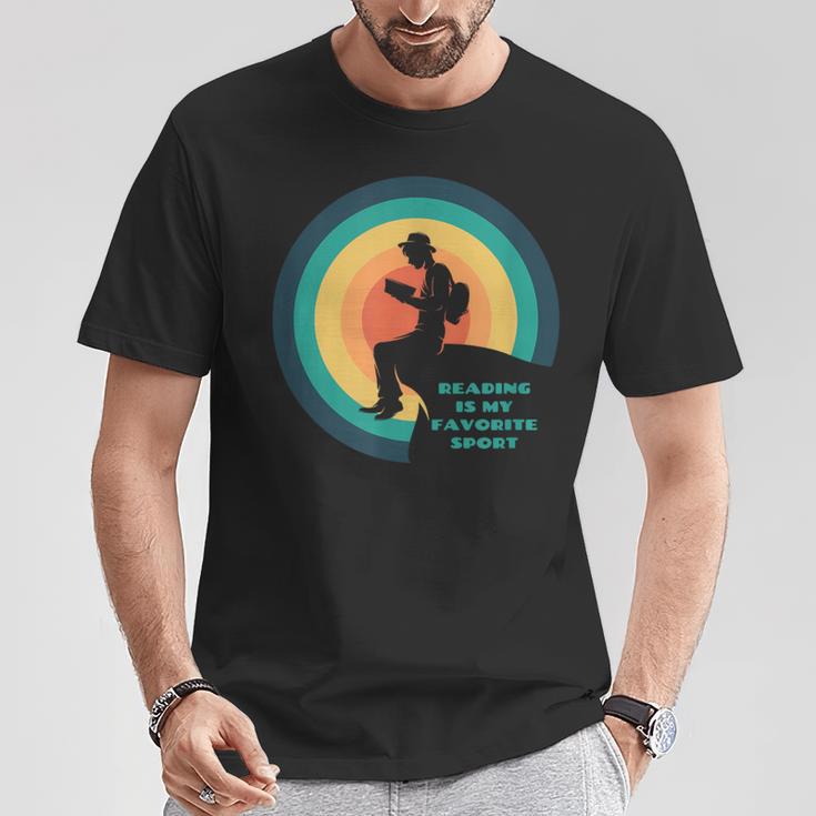 READING IS MY FAVORITE SPORT FUN BOOK LOVER T-Shirt Unique Gifts