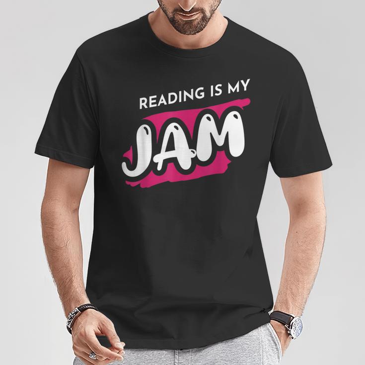 Reading Is My Jam Book Lover And Reading Teacher Men Women Kids T-Shirt Unique Gifts