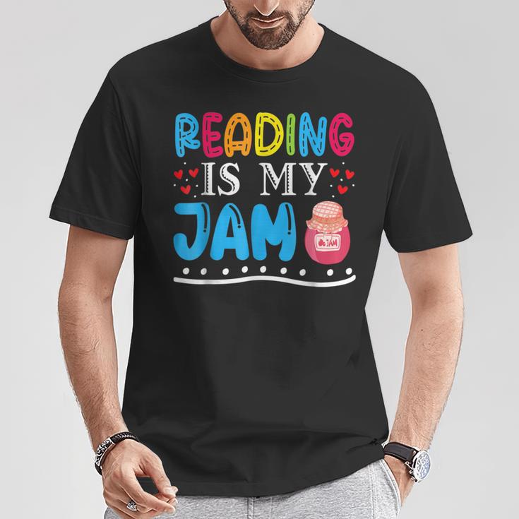 Reading Is My Jam I Love To Read Books Boy Girl T-Shirt Unique Gifts