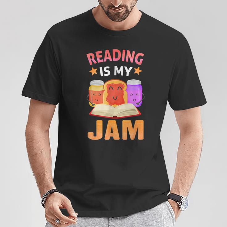 Reading Is My Jam I Love To Read Books T-Shirt Unique Gifts