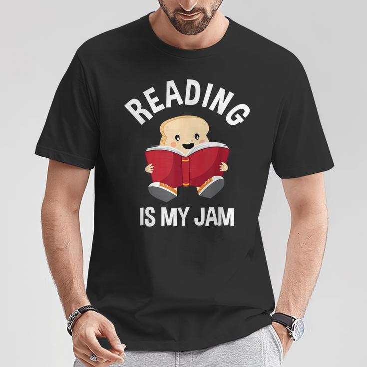 Reading Is My Jam Pun Book Lover & Reading T-Shirt Unique Gifts Reading Is My Jam Pun Book Lover & Reading T-Shirt Unique Gifts