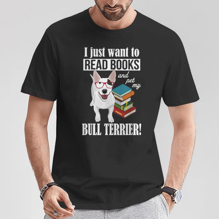 Reading Kids Cartoon Read Books Pet Bull Terrier Lover T-Shirt Unique Gifts Reading Kids Cartoon Read Books Pet Bull Terrier Lover T-Shirt Unique Gifts