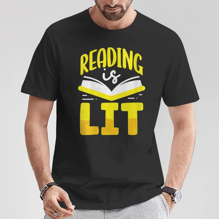 Reading Is Lit Bookworm Book Reading T-Shirt Unique Gifts Reading Is Lit Bookworm Book Reading T-Shirt Unique Gifts