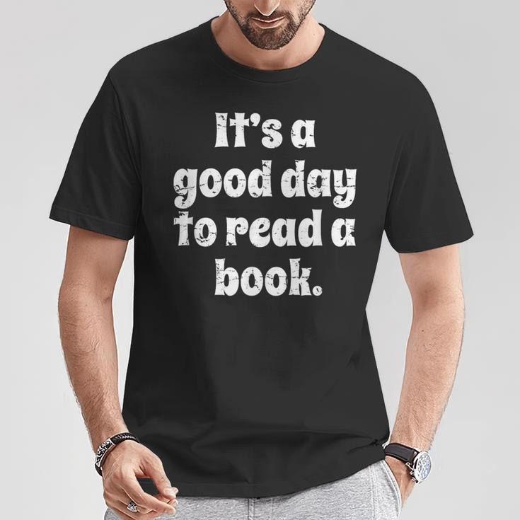 Reading Men Women Kids It's A Good Day To Read A Book T-Shirt Unique Gifts