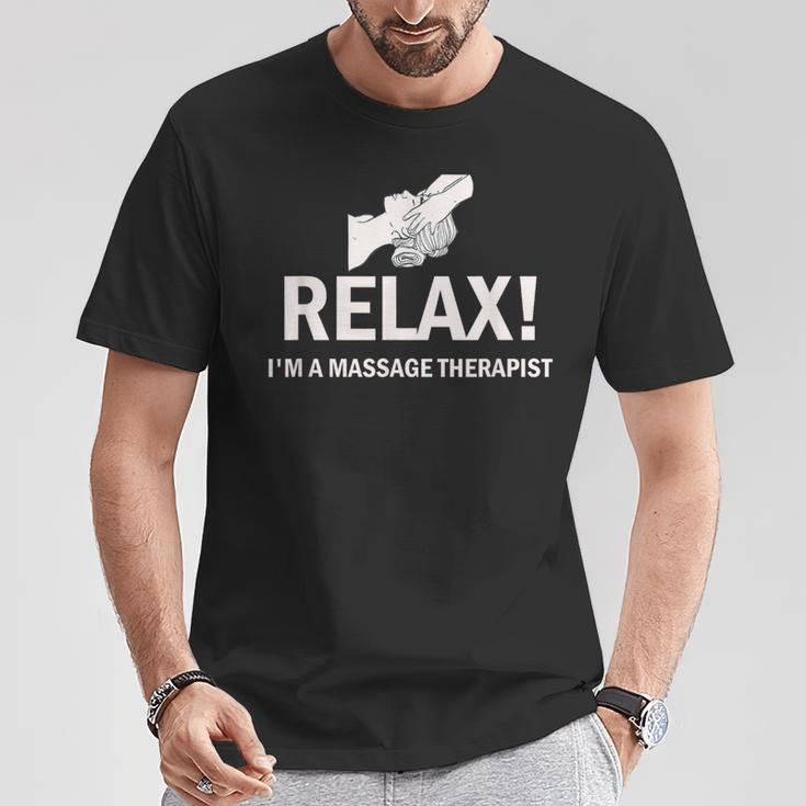 Relaxoy Un Masajista Camiseta unisex Regalos divertidos