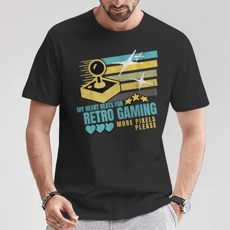 Retro Gamingideojuegosintage 8-Bit Gamer Camiseta unisex Regalos divertidos