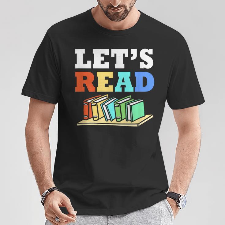 Retro Reading Teacher Book Lover Let's Read T-Shirt Unique Gifts Retro Reading Teacher Book Lover Let's Read T-Shirt Unique Gifts