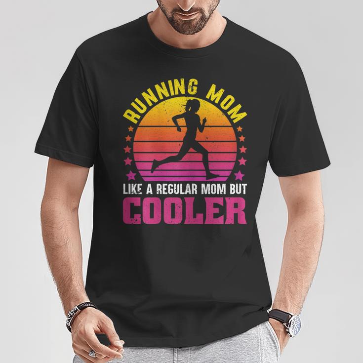 Running Mom Marathon Runner Regalo Del Día De La Madre Camiseta unisex Regalos divertidos