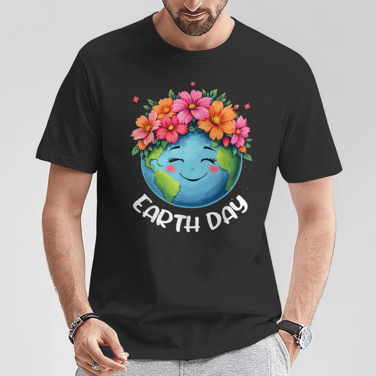 Save Planet Nature Flowers Every Day April 22 Earth Day T-Shirt Unique Gifts