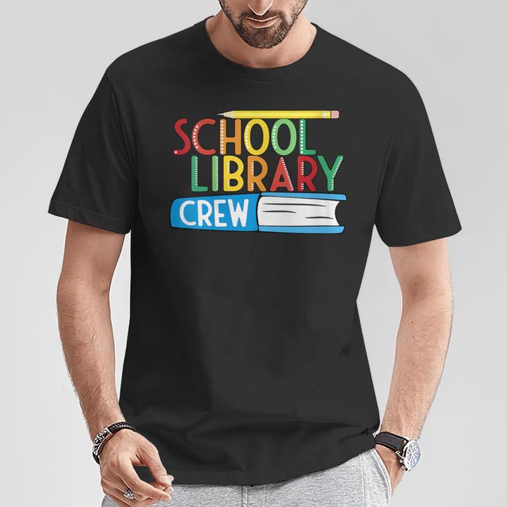 School Library Crew Teacher School Librarian Read More Books T-Shirt Unique Gifts School Library Crew Teacher School Librarian Read More Books T-Shirt Unique Gifts