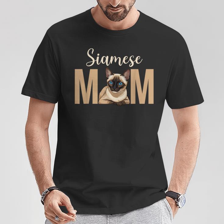 Siamese Cat Mom Siamese Owner Siamese Cat Lover T-Shirt Unique Gifts