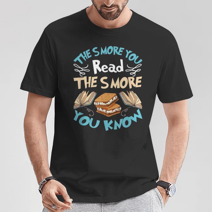 S'More Read Book Lover T-Shirt Unique Gifts