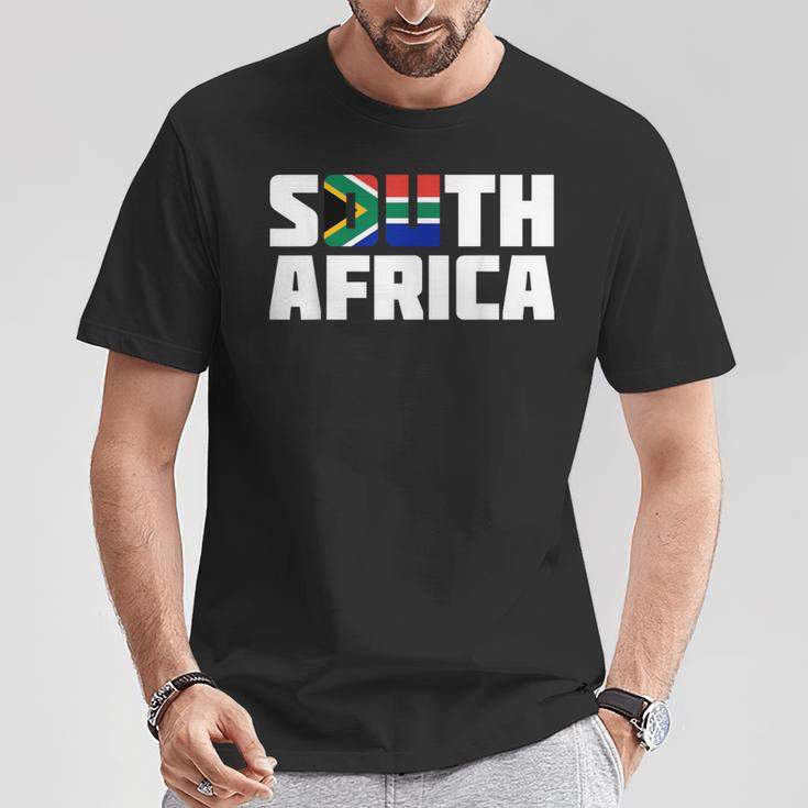 South Africa 南アフリカ Tシャツ 面白い贈り物