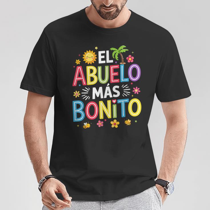 Spagnolo El Abuelo Más Bonito Festa Del Papà Nonno Maglietta Regalos divertidos