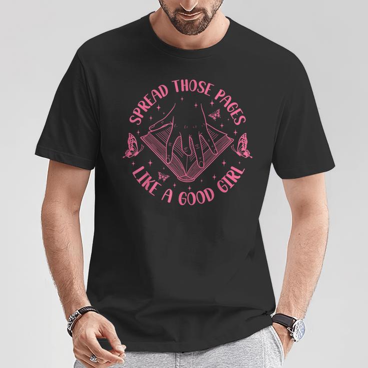 Spread Those Pages Like A Good Girl Reading Book Lover T-Shirt Unique Gifts Spread Those Pages Like A Good Girl Reading Book Lover T-Shirt Unique Gifts