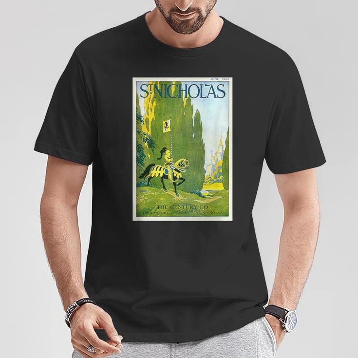 St ニコラス騎士 城 ジュスト王国 歴史兵士 Tシャツ 面白い贈り物