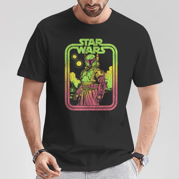 Star Wars The Book Of Boba Fett Retro Poster T-Shirt Unique Gifts Star Wars The Book Of Boba Fett Retro Poster T-Shirt Unique Gifts
