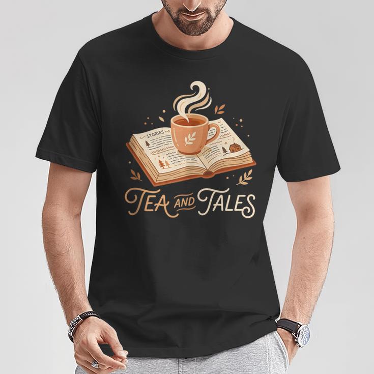 Stories Tea And Tales Still Read Childrens Books Reader T-Shirt Unique Gifts