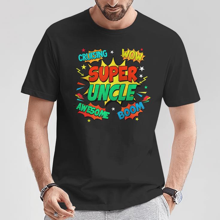 Superhero Uncle Costume For Men Comic Book Birthday T-Shirt Unique Gifts Superhero Uncle Costume For Men Comic Book Birthday T-Shirt Unique Gifts