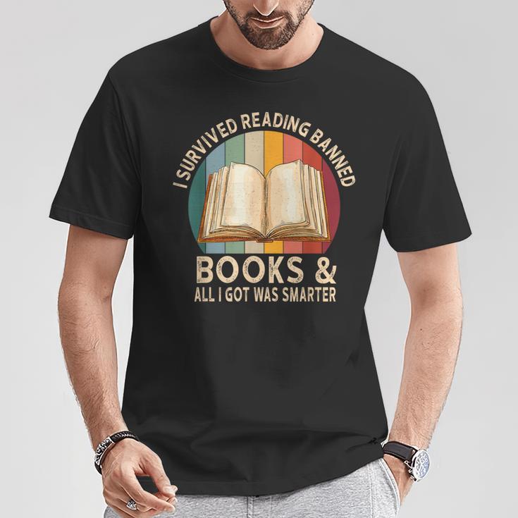 I Survived Reading Banned Books And All I Got Was Smarter T-Shirt Unique Gifts I Survived Reading Banned Books And All I Got Was Smarter T-Shirt Unique Gifts