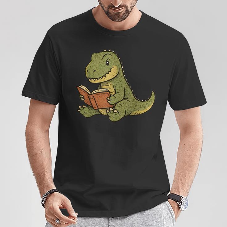 T-Rex Dinosaur Reading Book Nerd T-Shirt Unique Gifts T-Rex Dinosaur Reading Book Nerd T-Shirt Unique Gifts