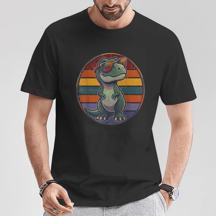 T-Rex Retro Männer Kinder Frauen Lustiger Dinosaurier T-Shirt Lustige Geschenke