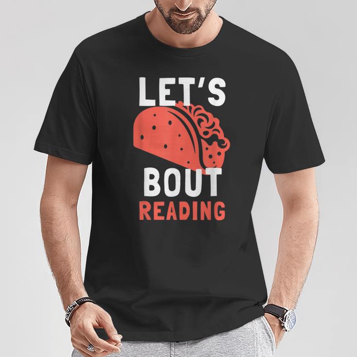 Lets Taco Bout Reading For Book Lover Reading Teacher For Men Women Kids T-Shirt Unique Gifts Lets Taco Bout Reading For Book Lover Reading Teacher For Men Women Kids T-Shirt Unique Gifts