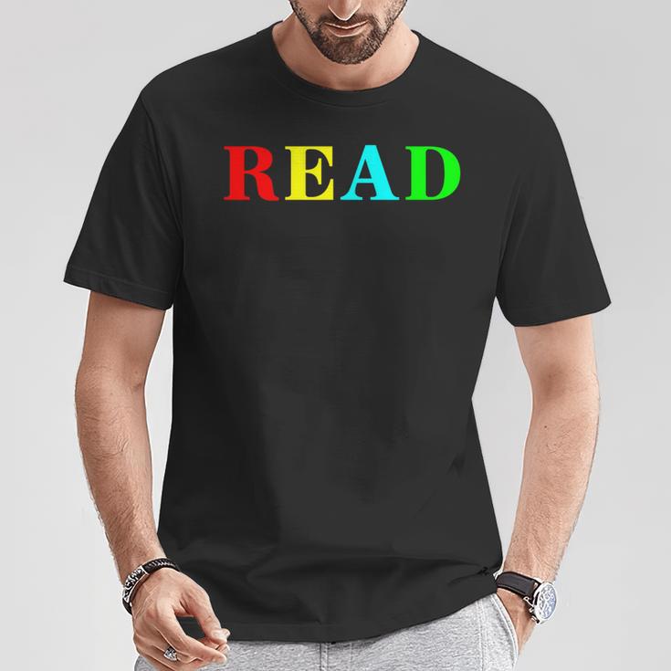 Teacher Reading Read In Color Book T-Shirt Unique Gifts Teacher Reading Read In Color Book T-Shirt Unique Gifts