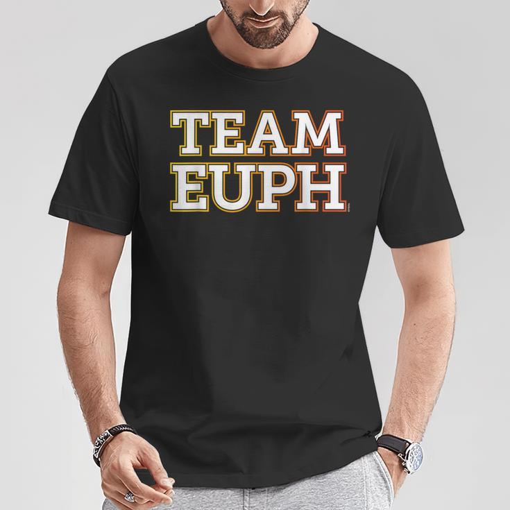 Team Euph Team Euphonium 吹奏楽部「チームユーフ」 おかしなユーフォニアム Tシャツ 面白い贈り物