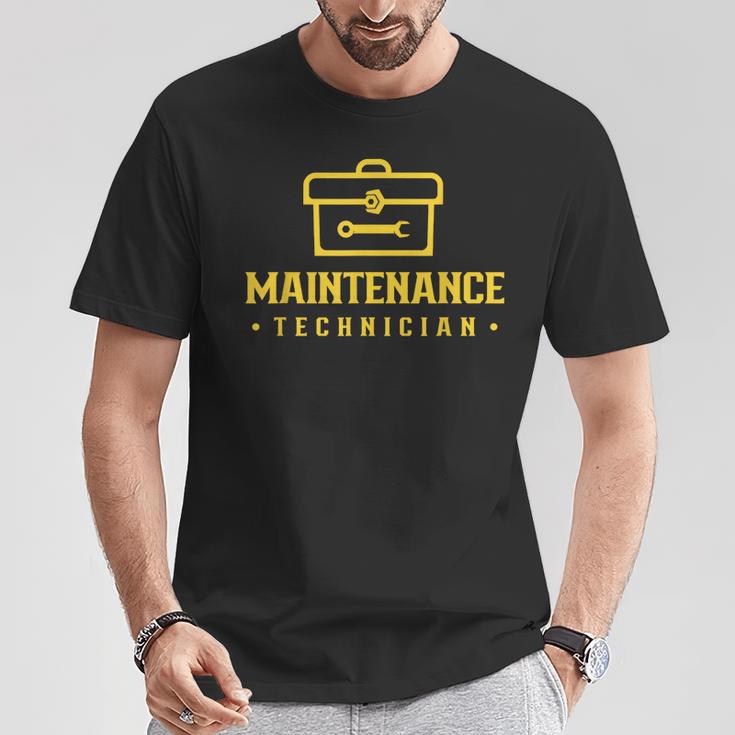 Técnico De Mantenimiento Hombre De Mantenimiento Hombres Camiseta unisex Regalos divertidos