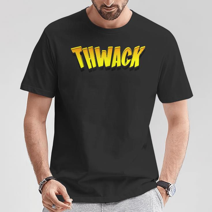 THWACK Vintage Retro Comic Book T-Shirt Unique Gifts