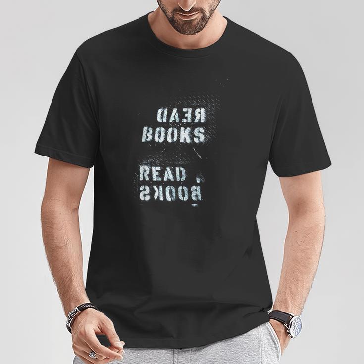Trendy Read Books Stencil Spray Paint T-Shirt Unique Gifts