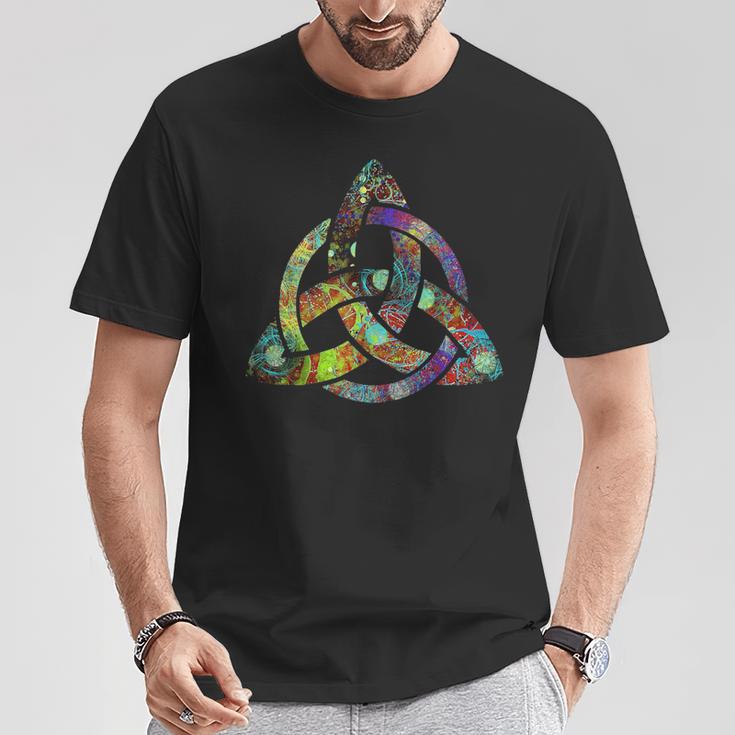 Triquetra ホーリートリニティ ケルトノット Tシャツ 面白い贈り物