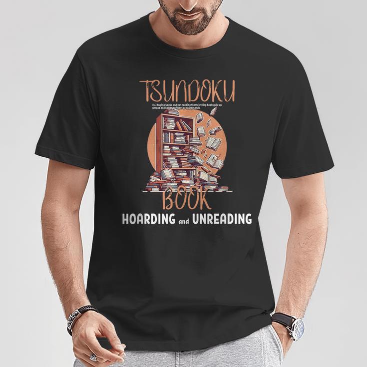 Tsundoku Book Hoarding And Unreading Another Chapter Page T-Shirt Unique Gifts