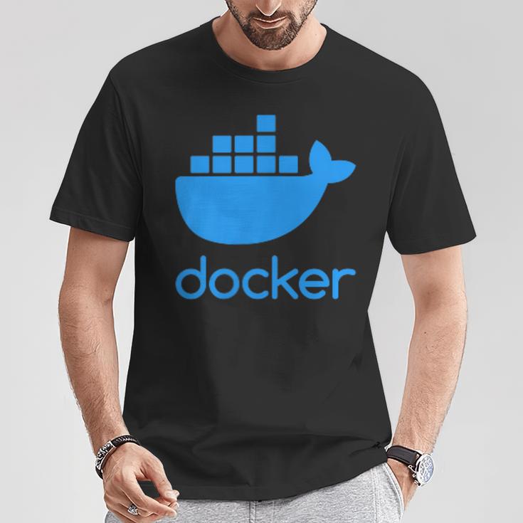 Twoided Docker ソフトウェアプログラミングと開発 Tシャツ 面白い贈り物