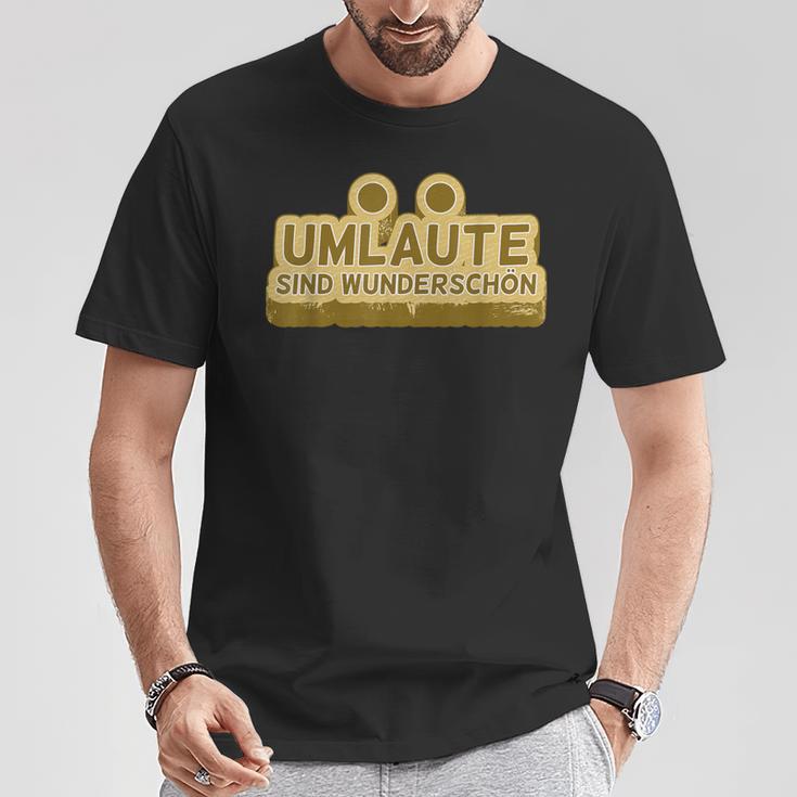Umlautes Are Beautiful Umlautesドイツ語 Tシャツ 面白い贈り物
