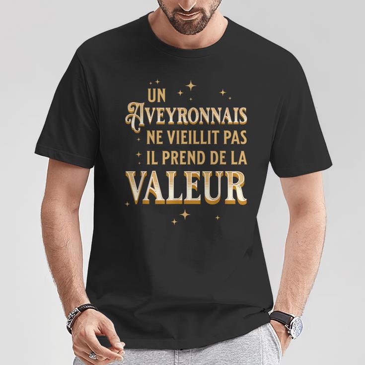 Un Aveyronnais Neieillit Pas Idée-Cadeau Humour Aveyron T-Shirt Cadeaux drôles