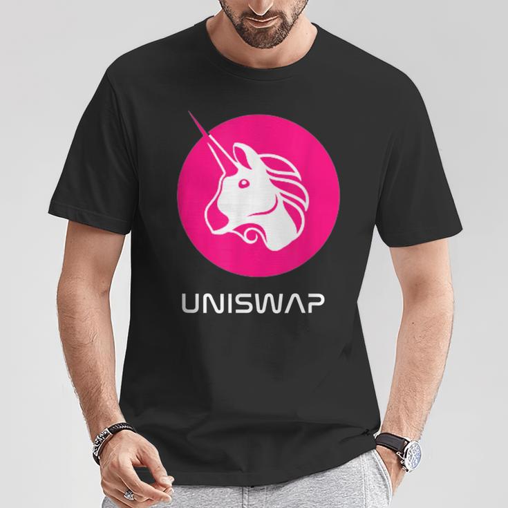 Uniswap Dex、Crypto Defi、分散型アプリケーション交換 Tシャツ 面白い贈り物
