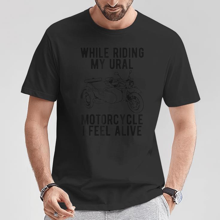 Ural オートバイ スパン オフロード モーターサイクリスト Tシャツ 面白い贈り物